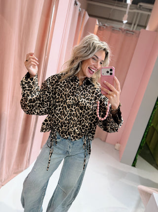 Zoe Blouse - Leopard