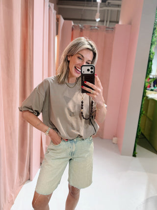 Harley Tee - Taupe