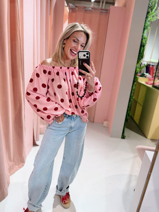 Indy Top -  Roze
