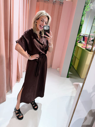 Iris Dress - Bruin