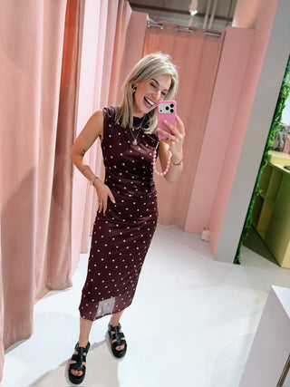 Roos Dress - Bordeaux
