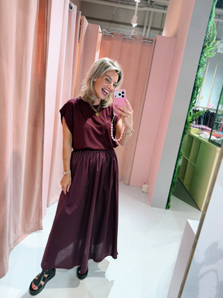 Vita Skirt - Aubergine