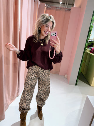Coco Sweater - Aubergine