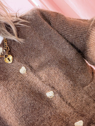 Bliss Cardigan - Bruin