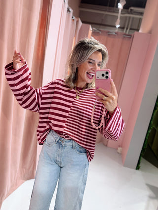 Tyra Longsleeve - Roze