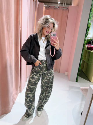 Beau Zip Cardigan - Grijs