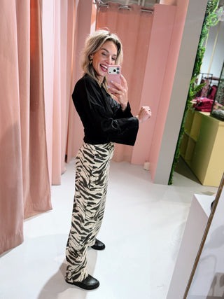 Holden Barrel Jeans - Zebra