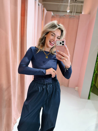 Jill Longsleeve - Navy