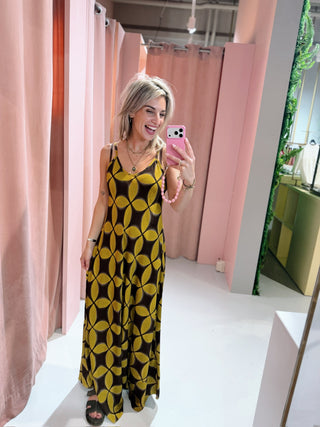 Pauline Dress - Bruin