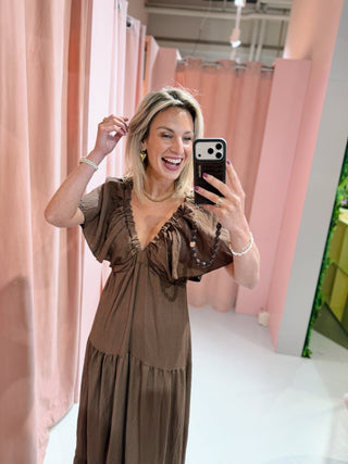 Juliette Dress - Bruin