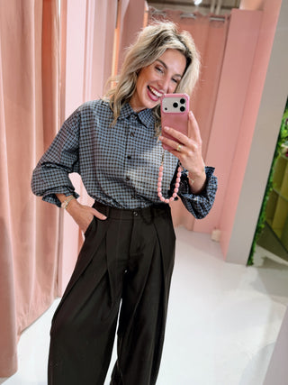 Elise Pleated Pants - Bruin