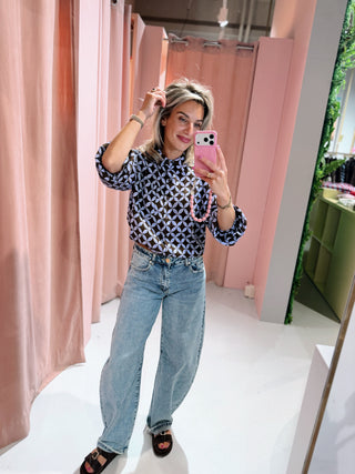 Pauline Blouse - Blauw