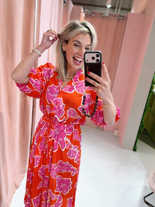 Gwen Dress- Rood