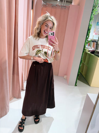Mia Skirt - Bruin