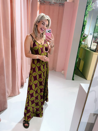 Pauline Dress - Aubergine