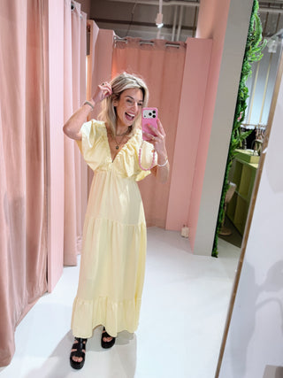 Juliette Dress - Butter Yellow