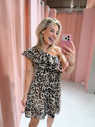 Janey Dress - Leopard