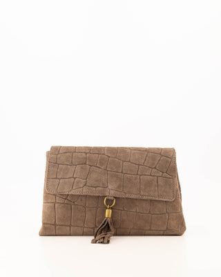 Avila Croco Bag - Taupe