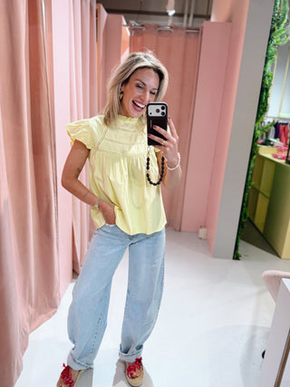 Irene Blouse - Geel