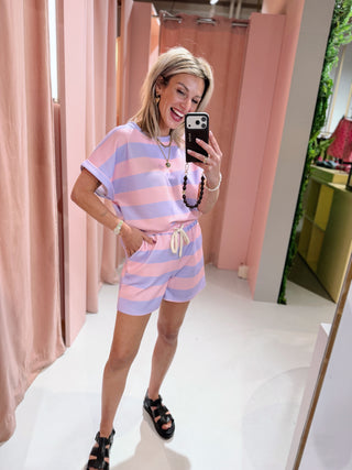 Stripe Set - Lila