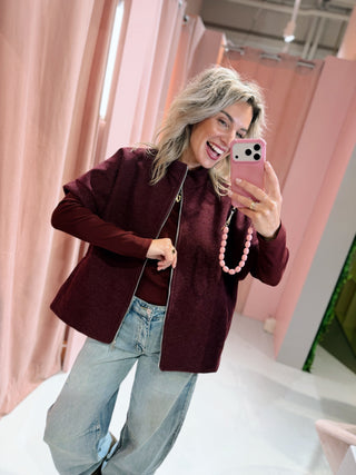 Bowie Gilet - Bordeaux