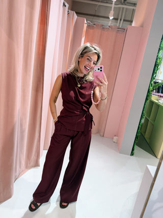 Vieve Pants - Bordeaux