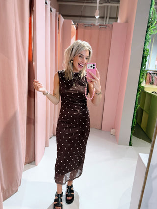 Roos Dress - Bruin