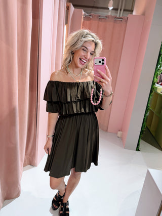 Nathalie Dress - Bruin