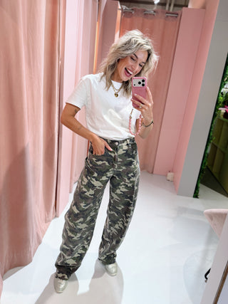 Boas Strass Jeans - Camouflage