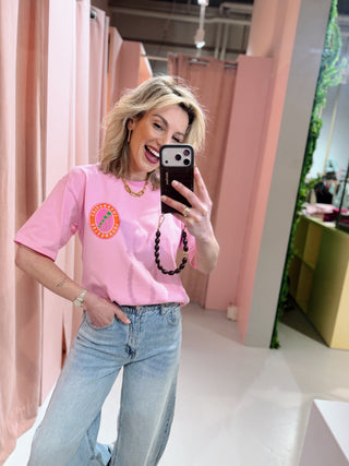 Los Angeles Tee - Roze