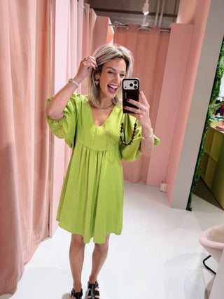 Jaylin Dress - Lime