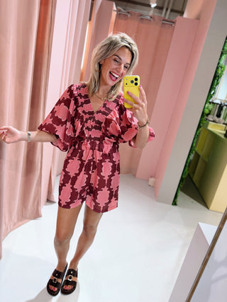 Stella Playsuit - Bordeaux
