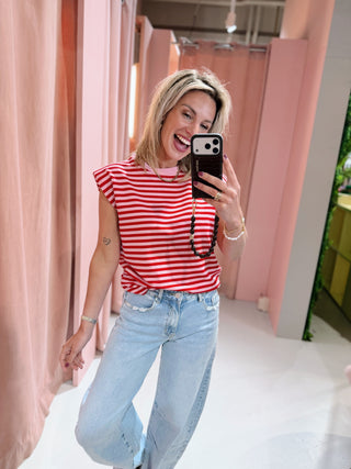 Jessy Top - Rood