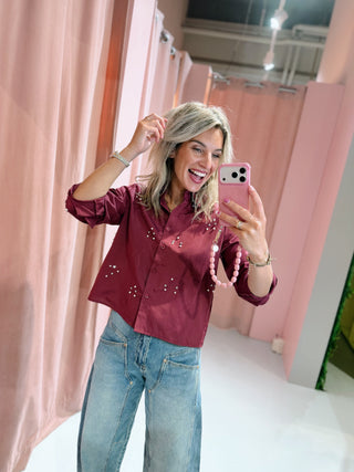 Xenna Blouse - Bordeaux