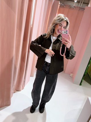 Claire Blouse - Bruin