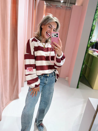 More Amore Sweater - Bordeaux
