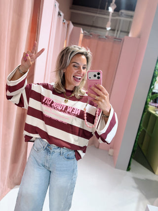 New York Longsleeve - Bordeaux
