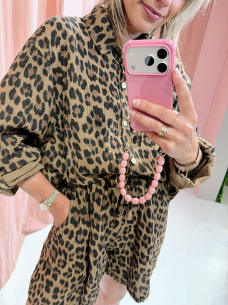 Pelle set - Leopard