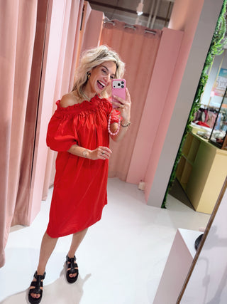 Nancy Dress - Rood