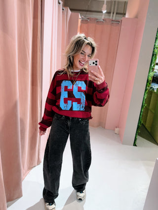 Paige Sweater - Bordeaux/Mauve