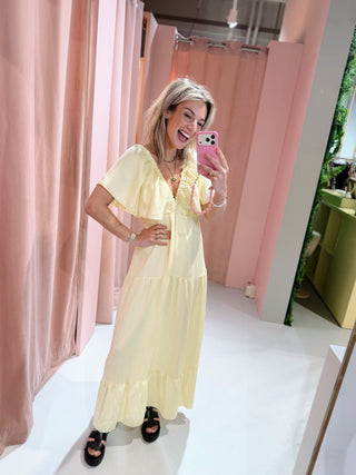 Juliette Dress - Butter Yellow