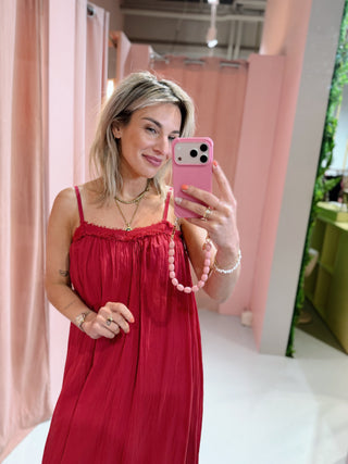 Laurine Dress - Bordeaux