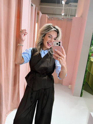 Vieve Waistcoat - Bruin