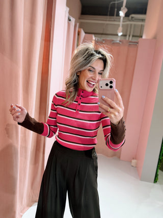 June Longsleeve - Fuchsia
