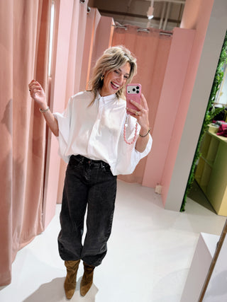 Amira Uni Blouse - Wit