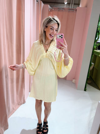 Kaitlyn Dress - Geel