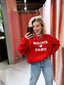 Bisous Sweater - Rood