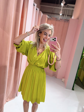 Pip Dress - Lime