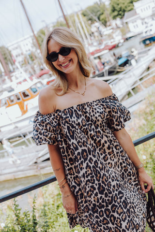 Roxy Dress - Leopard