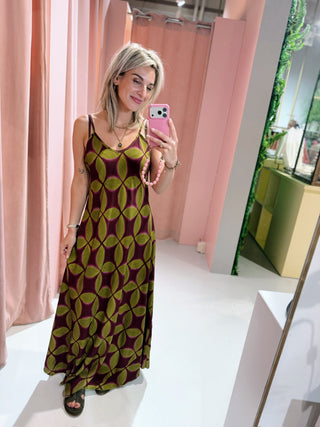 Pauline Dress - Aubergine